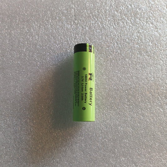 Battery 18650 (3.7V, 2500mAh) flat-top
