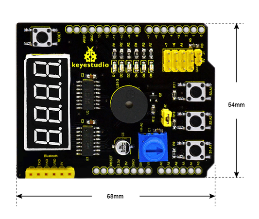 Ks0184 Keyestudio Multipurpose shield V2