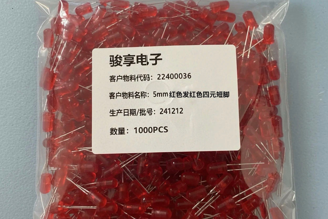 LED diffuse Red (1000pcs)