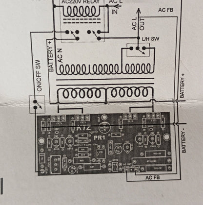 Inverter card PR1 (modified square wave 50Hz)