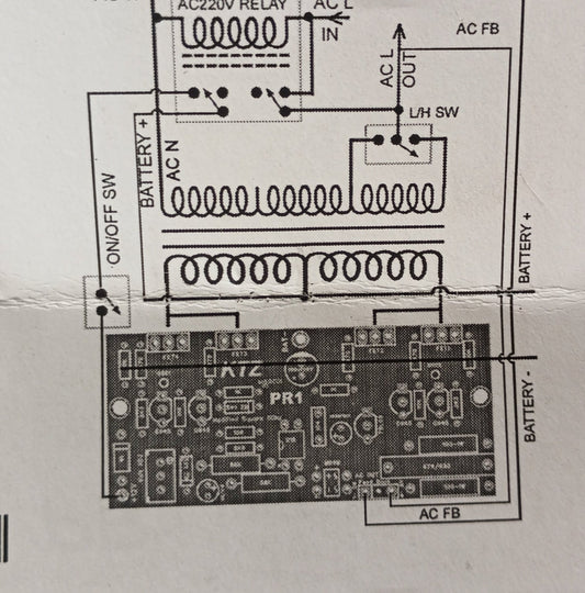Inverter card PR1 (modified square wave 50Hz)