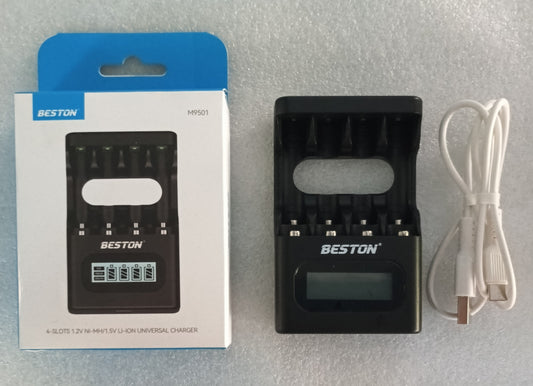 Battery charger for 1.2V and 1.5V NI-MH/LI-ION battery