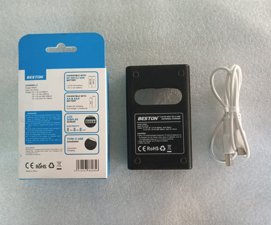 Battery charger for 1.2V and 1.5V NI-MH/LI-ION battery