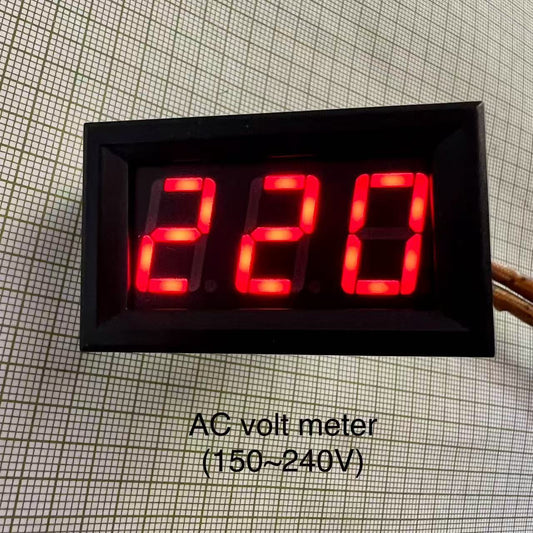 AC volt meter (small)