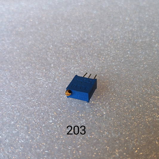 Preset 20kohm (3296w-1-203) Multi turn