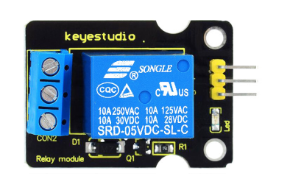 KS0011 KEYESTUDIO 3.3V~5V Single Relay for Arduino