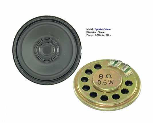 Speaker 8ohm 0.5W 30mm