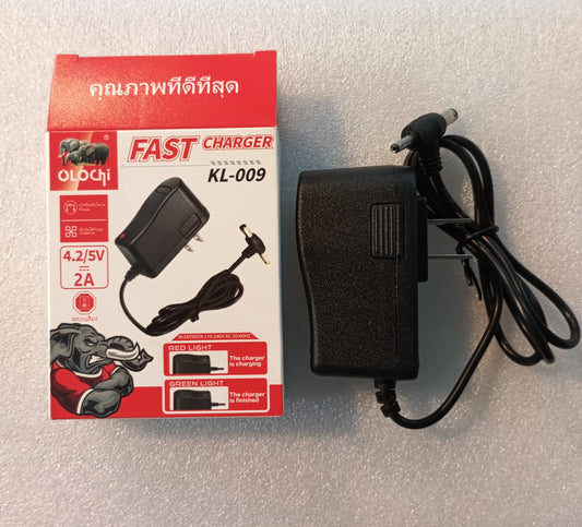 Battery charger 4.2V/5V for 1S (3.7x1)