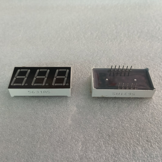7-segment (0.5”three digits)AS CC*