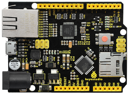 KS0304 W5500 ETHERNET shield for Uno (WITHOUT POE)