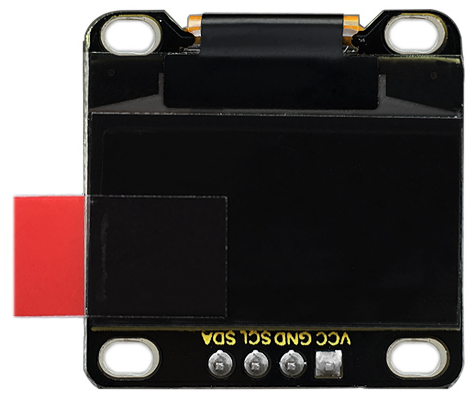 Ks0271 Keyestudio 0.96-inch OLED LCD panel with a baseboard
