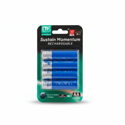 Battery 18650 3.7V HQ Blue (1000mAh) 4pcs