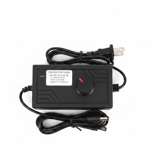 Adaptor adjustable power supply DC 3~24V 2A no display