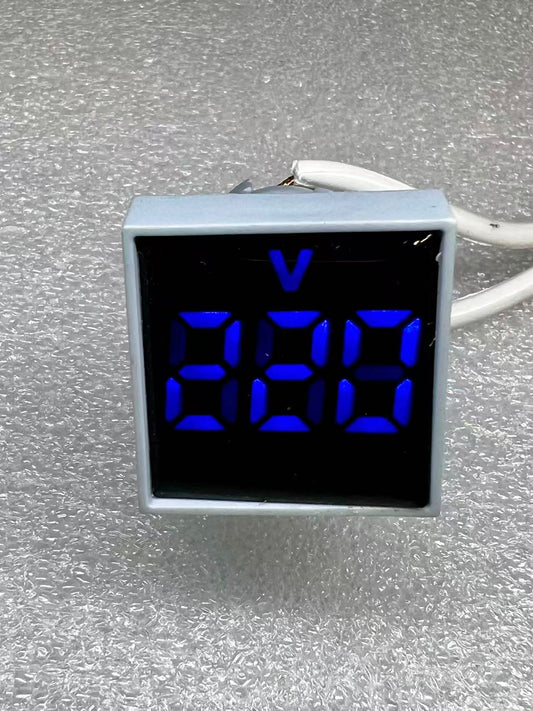 AC volt meter panel light