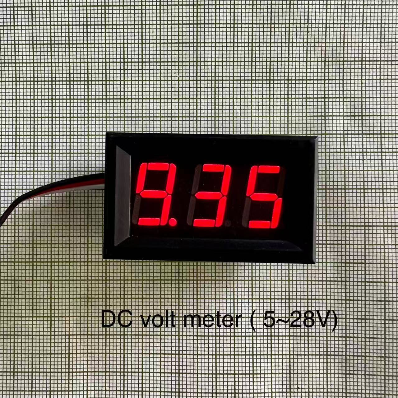 DC volt meter (small)