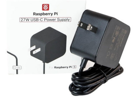 Adaptor Raspberry Pi5 27W TypeC interface power supply-US Plug