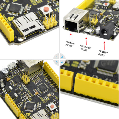 KS0304 W5500 ETHERNET shield for Uno (WITHOUT POE)