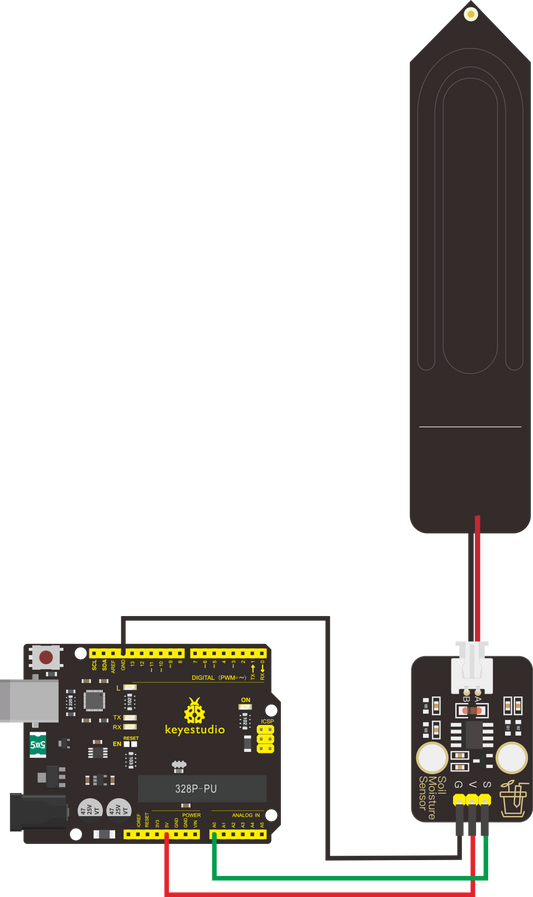 KS0510 Keyestudio soil moisture sensor module