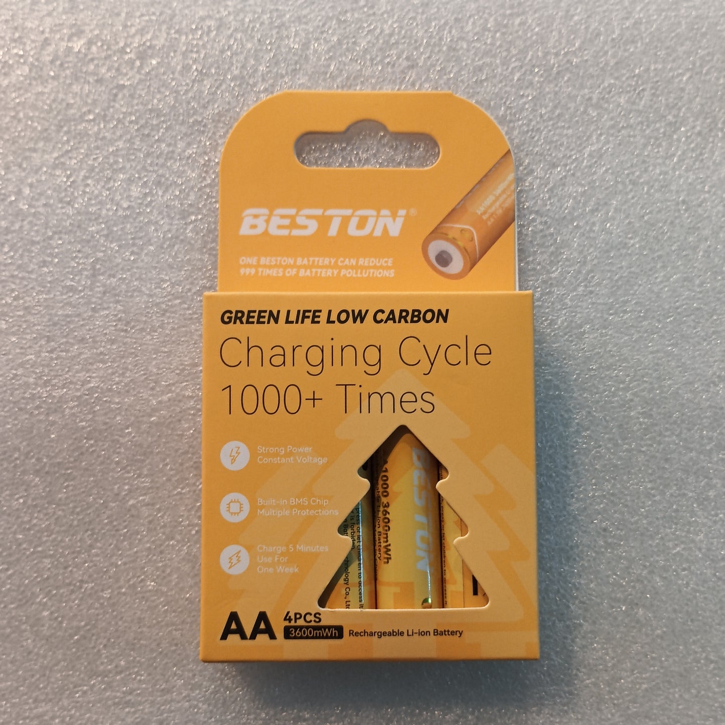 Battery AA rechargeable LI-ION 4pcs (Beston)