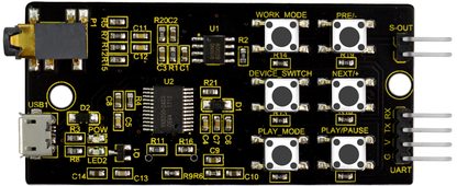 KS0387
Keyestudio YX5200-24SS MP3 Module for Arduino