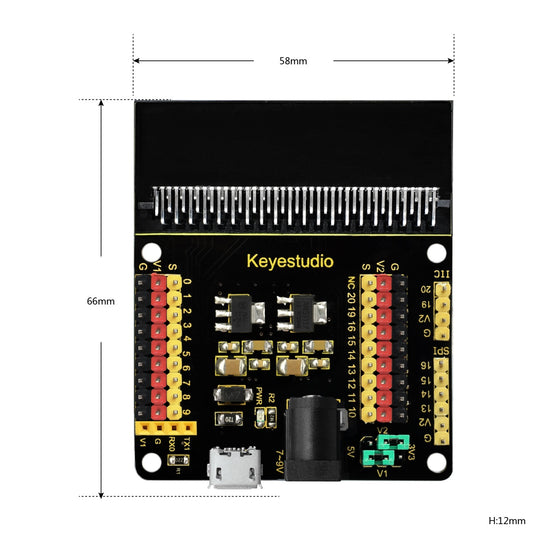 KS0360 Keyestudio Sensor Shield V2 for BBC micro:bit