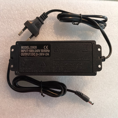 Adaptor 3.3V-36V 2A variable power supply
